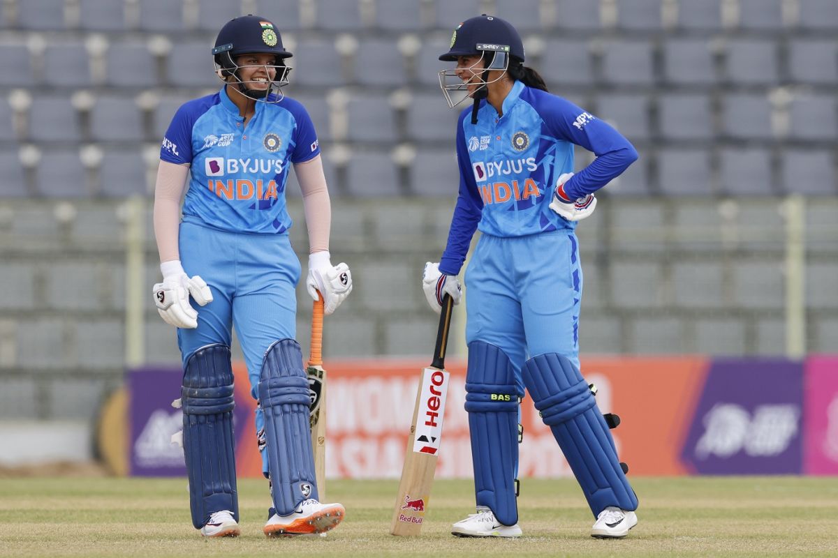 Smriti Mandhana despatches a half-tracker through the leg side ...