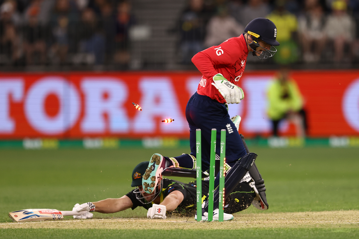 Aaron Finch was run out, England vs Australia, 1st T20I, Perth, October 9, 2022