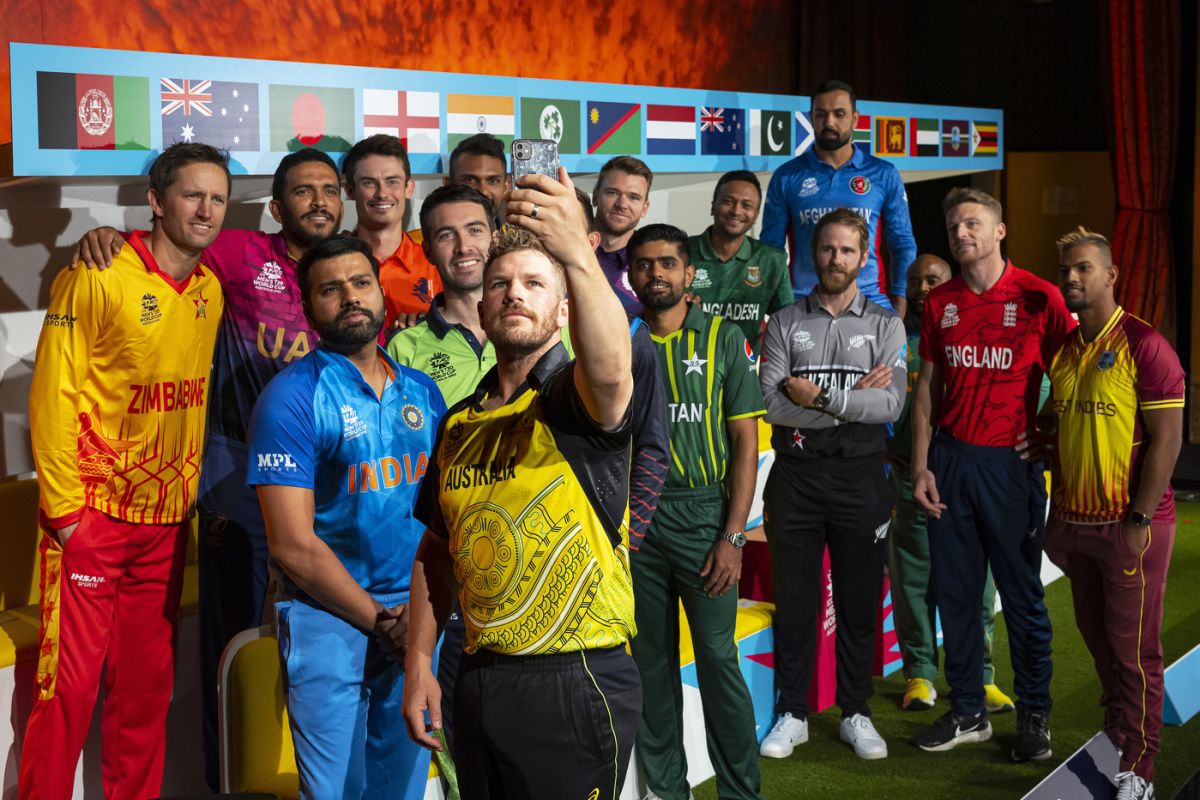 All the captains at the 2022 Men's T20 World Cup get together for a