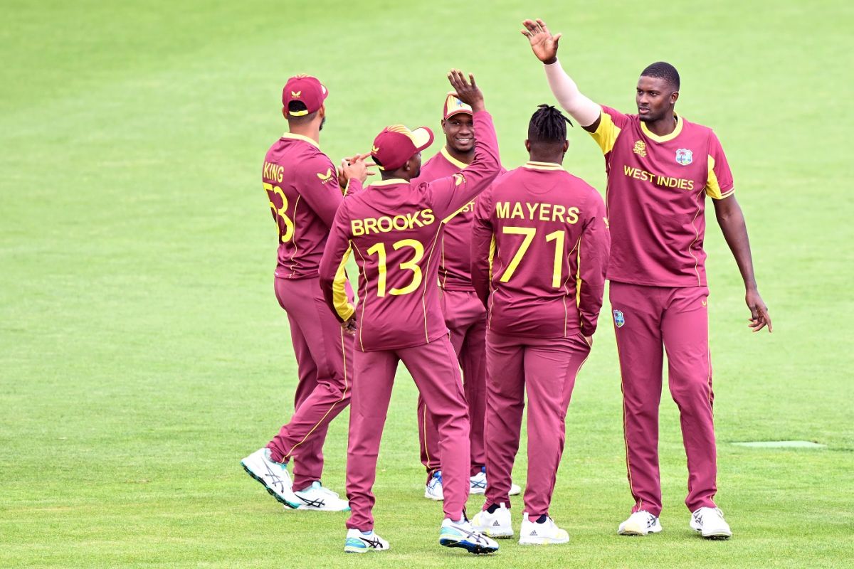 Jason Holder struck twice in his first two overs