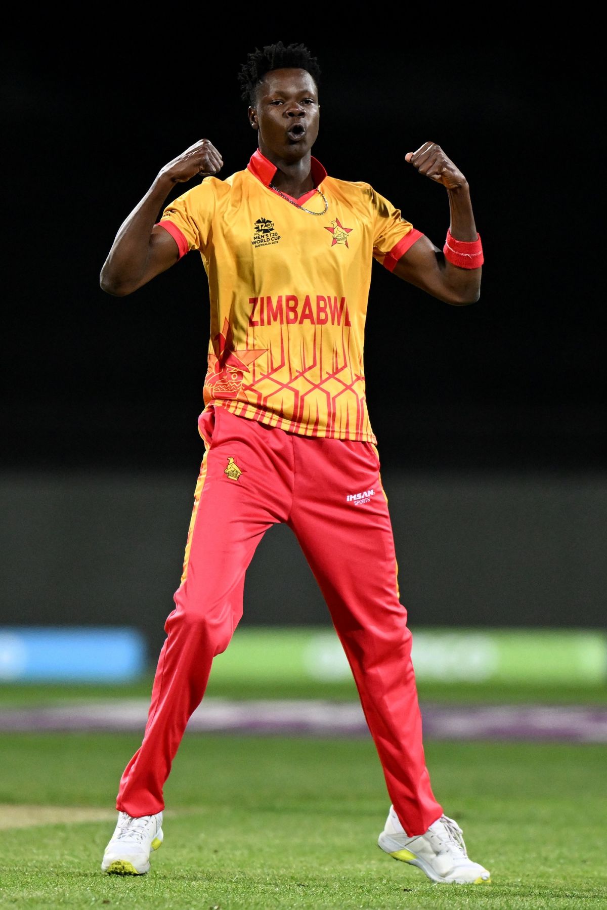 Blessing Muzarabani stood tall with the ball