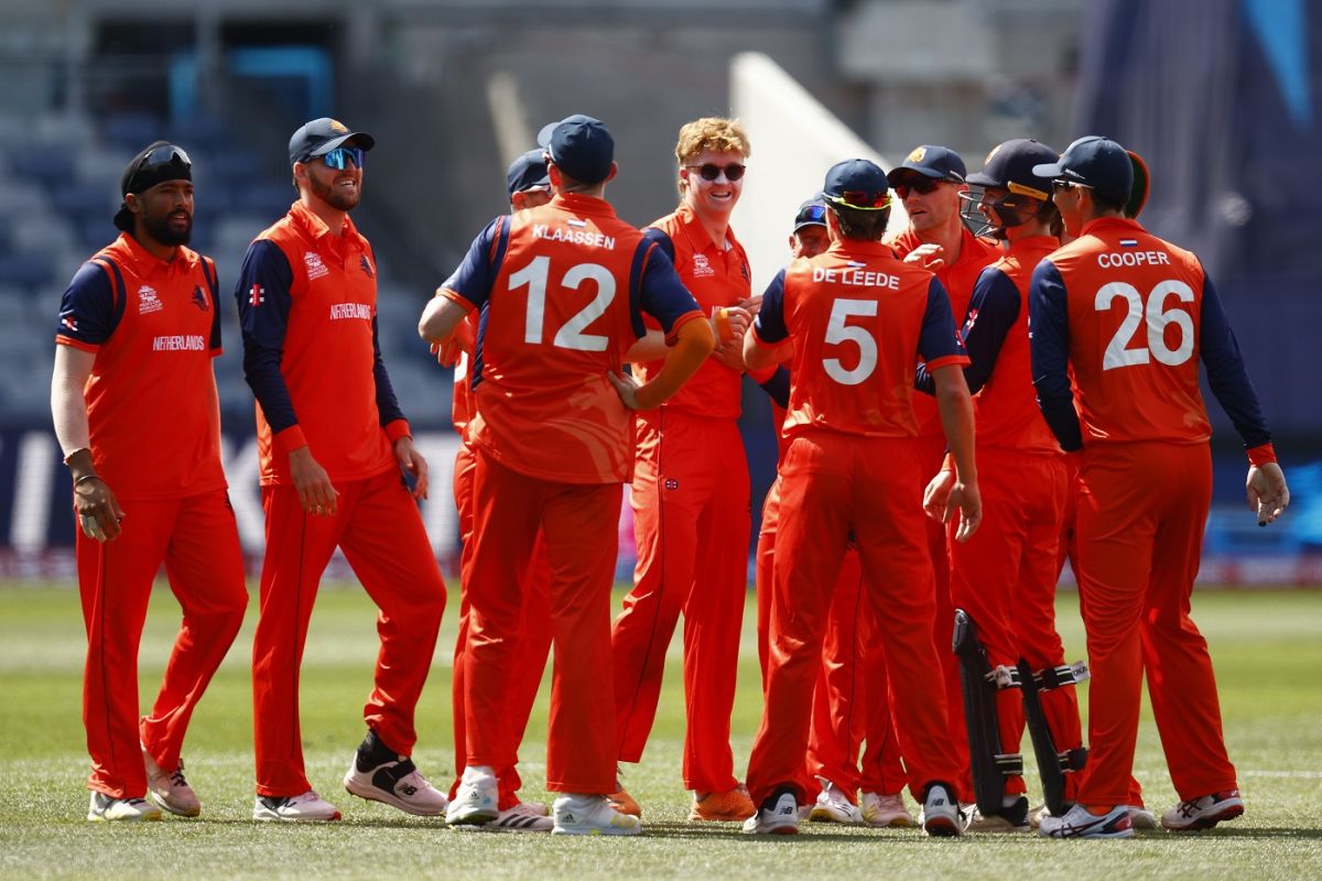 Tim Pringle struck early for the Netherlands, Namibia vs Netherlands, T20 World Cup, First Round, Geelong, October 18, 2022