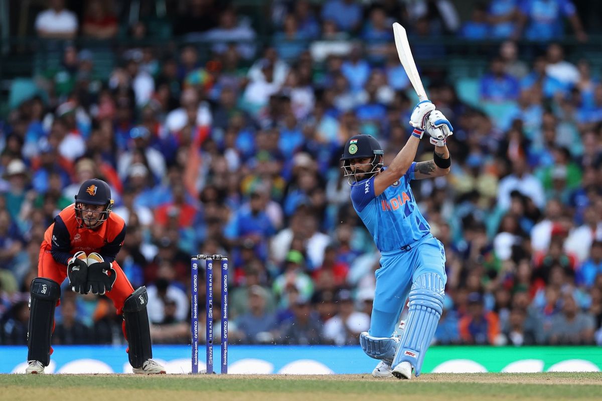 Virat Kohli Plays A Cover Drive ESPNcricinfo