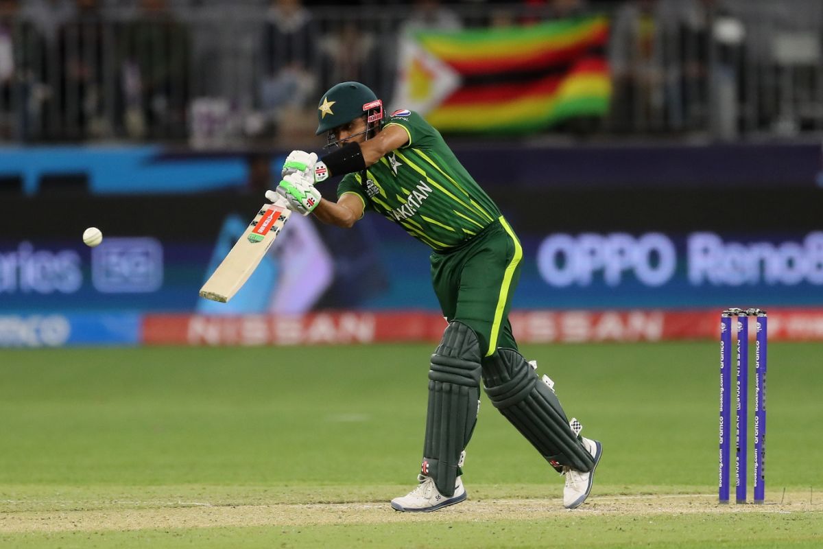 Babar Azam pushes at a delivery | ESPNcricinfo.com