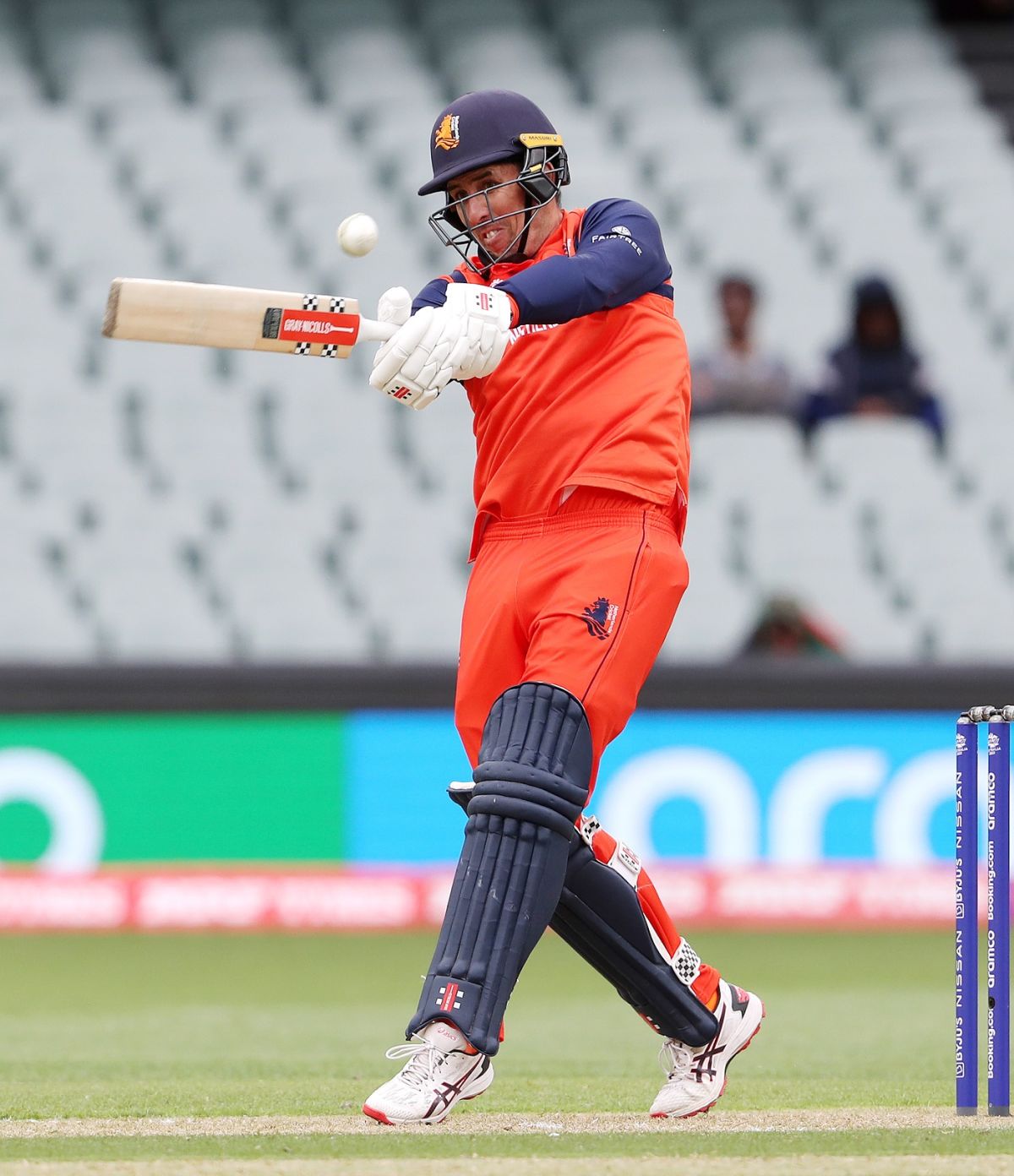 Tom Cooper got his highest score of the 2022 T20 World Cup against Zimbabwe, Netherlands vs Zimbabwe, Men's T20 World Cup 2022, Group 2, Adelaide, November 2, 2022