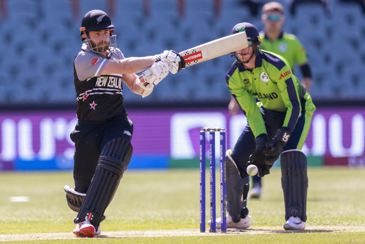 Kane Williamson picked up the pace after Glenn Phillips' cameo, Ireland vs New Zealand, ICC Men's T20 World Cup 2022, Adelaide, November 4, 2022
