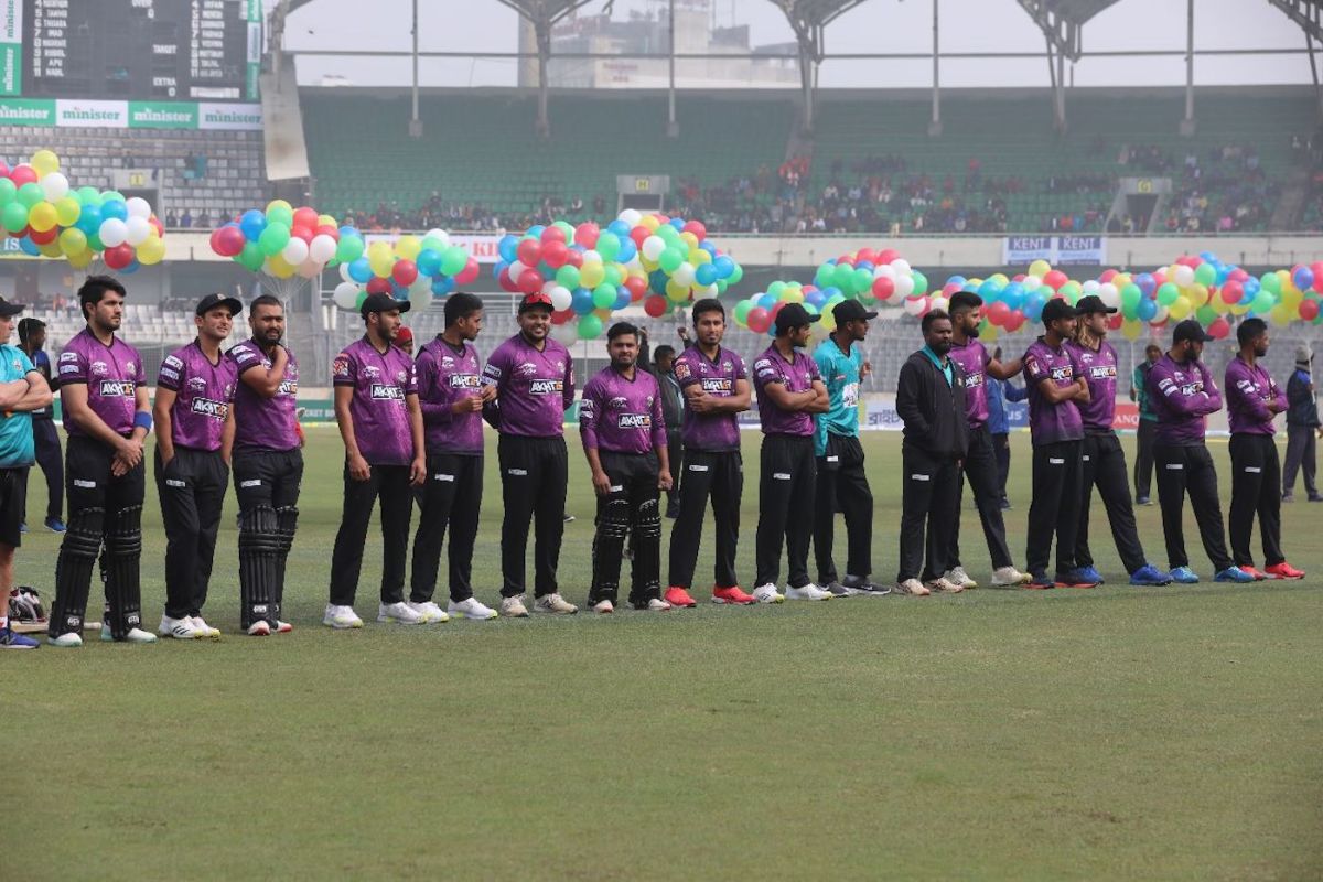 Chattogram Challengers' Members Line Up Ahead Of The Opener ...