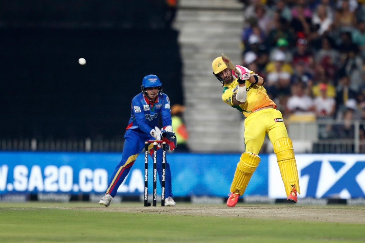 Faf Du Plessis Celebrates His Century The First At The Sa Espncricinfo Com