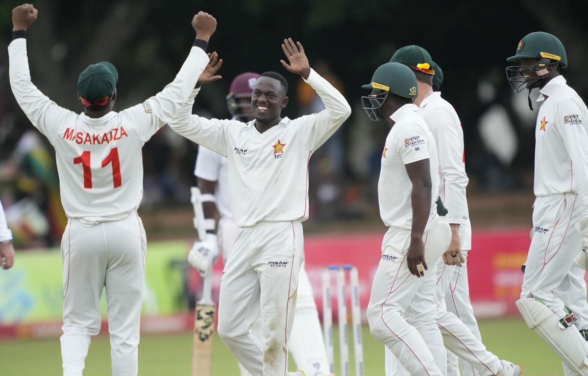 Brandon Mavuta Celebrates A Wicket | ESPNcricinfo.com