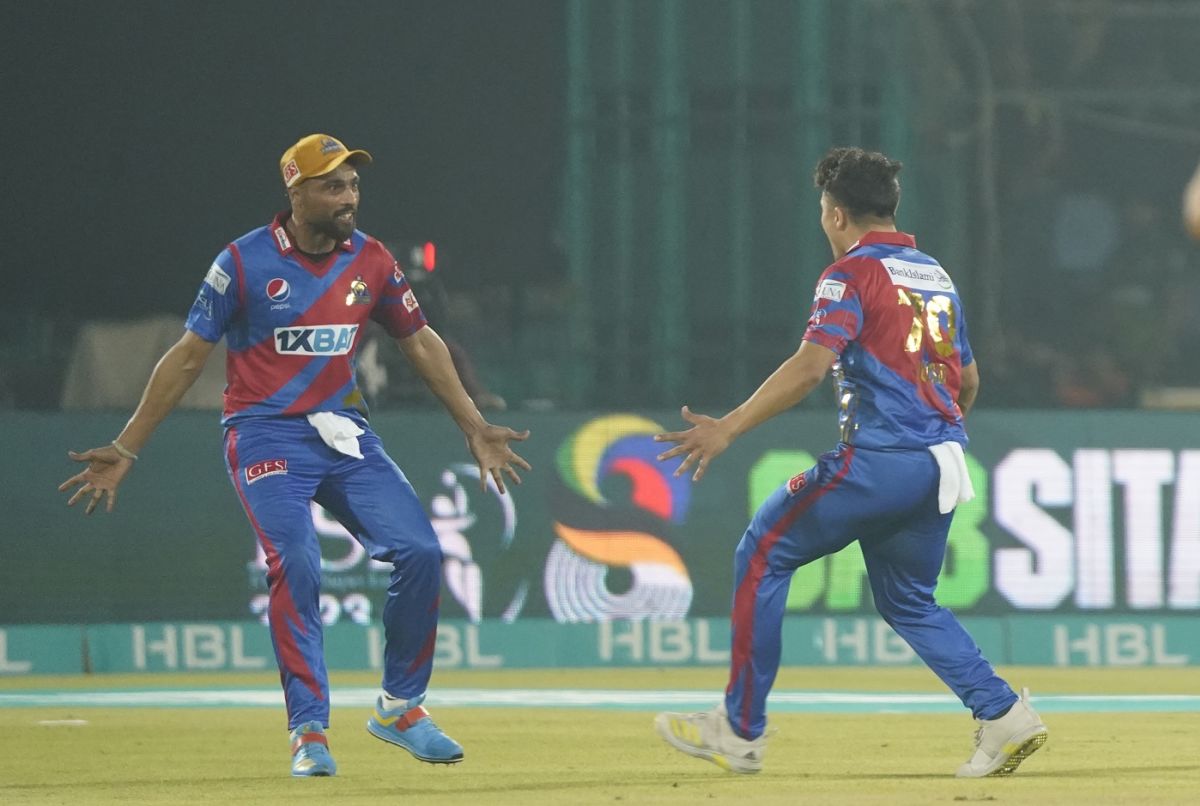 Muhammad Musa and Mohammad Amir celebrate a wicket | ESPNcricinfo.com