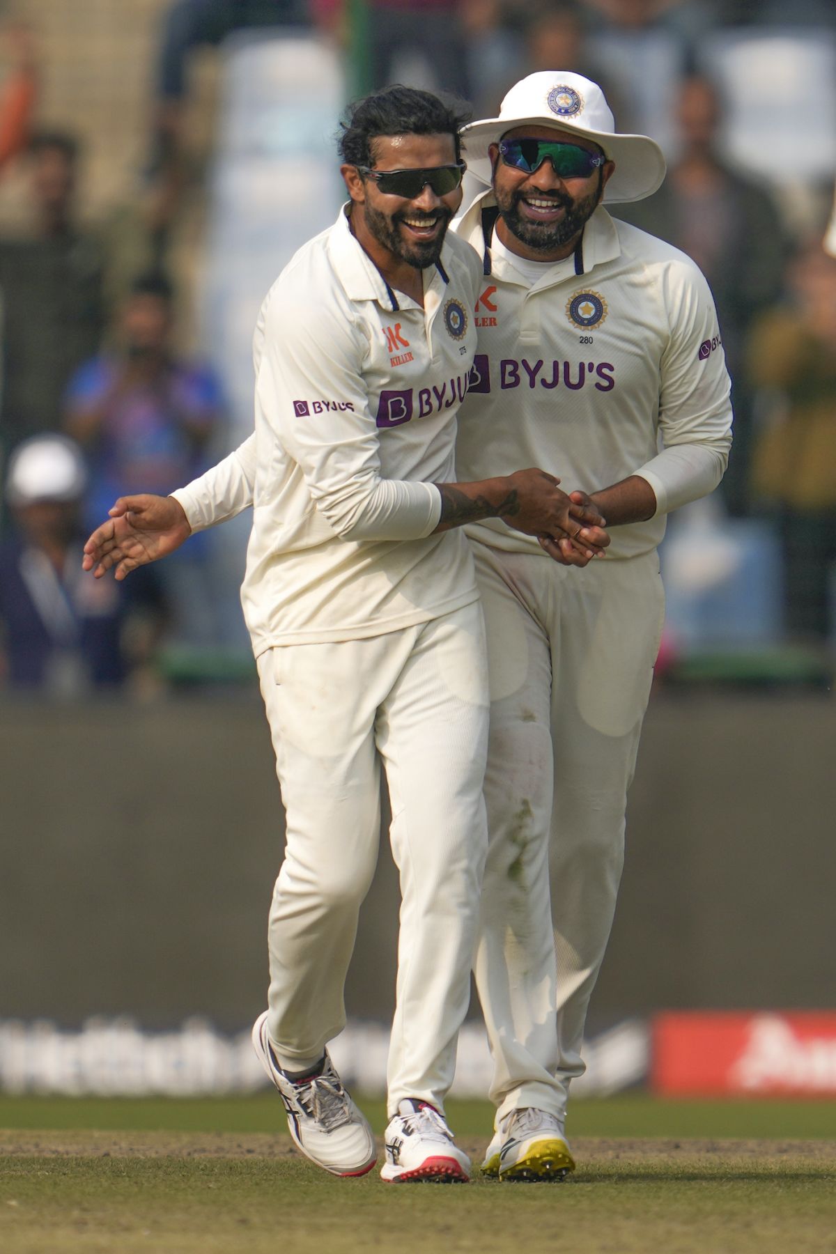 Ravindra Jadeja And Rohit Sharma Celebrate | ESPNcricinfo.com