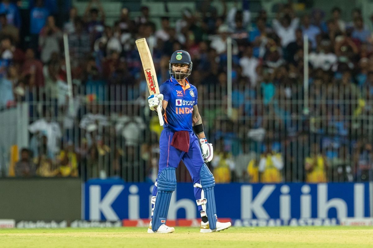 Virat Kohli's slow but steady half-century kept India's chase on track ...