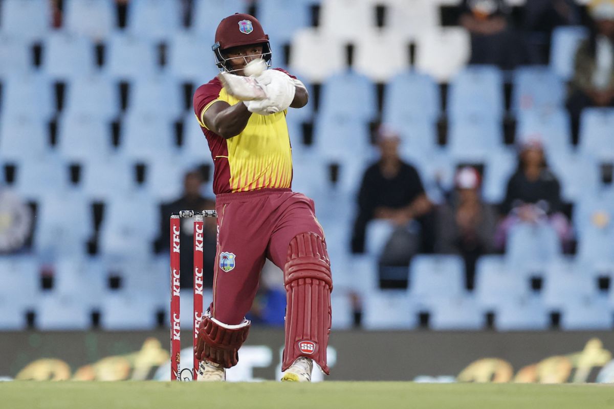 Rovman Powell led the visitors to victory, South Africa vs West Indies, 1st T20I, Centurion, March 25, 2023