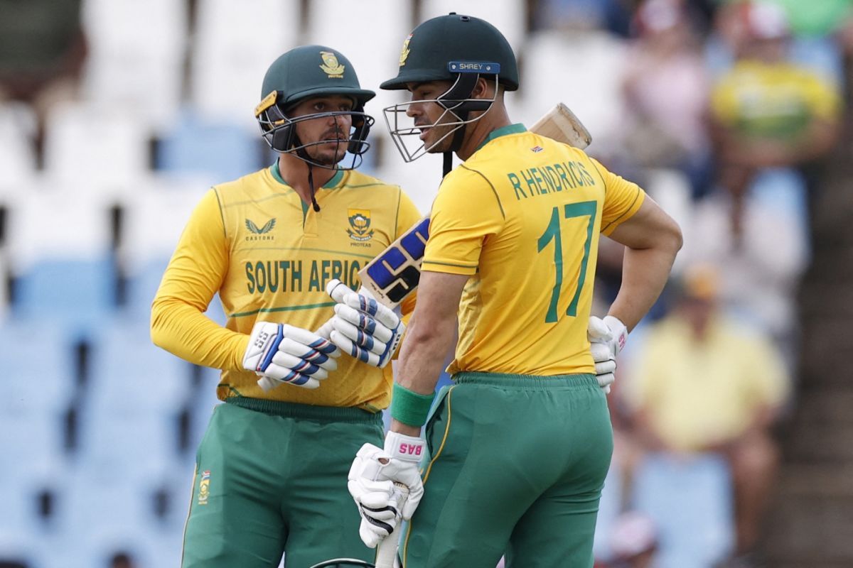 Quinton de Kock and Reeza Hendricks get together, South Africa vs West Indies, 2nd T20I, Centurion, March 26, 2023