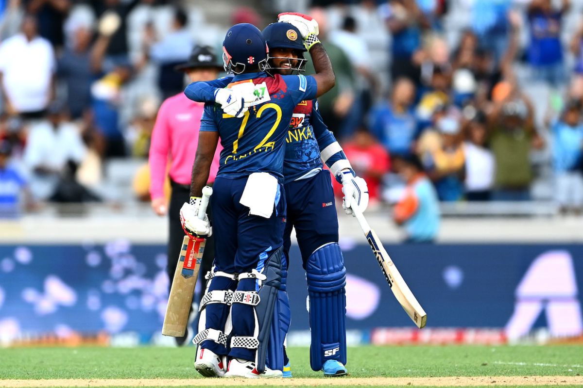 Charith Asalanka And Kusal Mendis Celebrate The Win | ESPNcricinfo.com