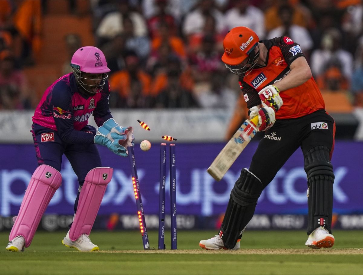 Harry Brook missed a cut off Yuzvendra Chahal, Sunrisers Hyderabad vs Rajasthan Royals, IPL 2023, Hyderabad, April 2, 2023