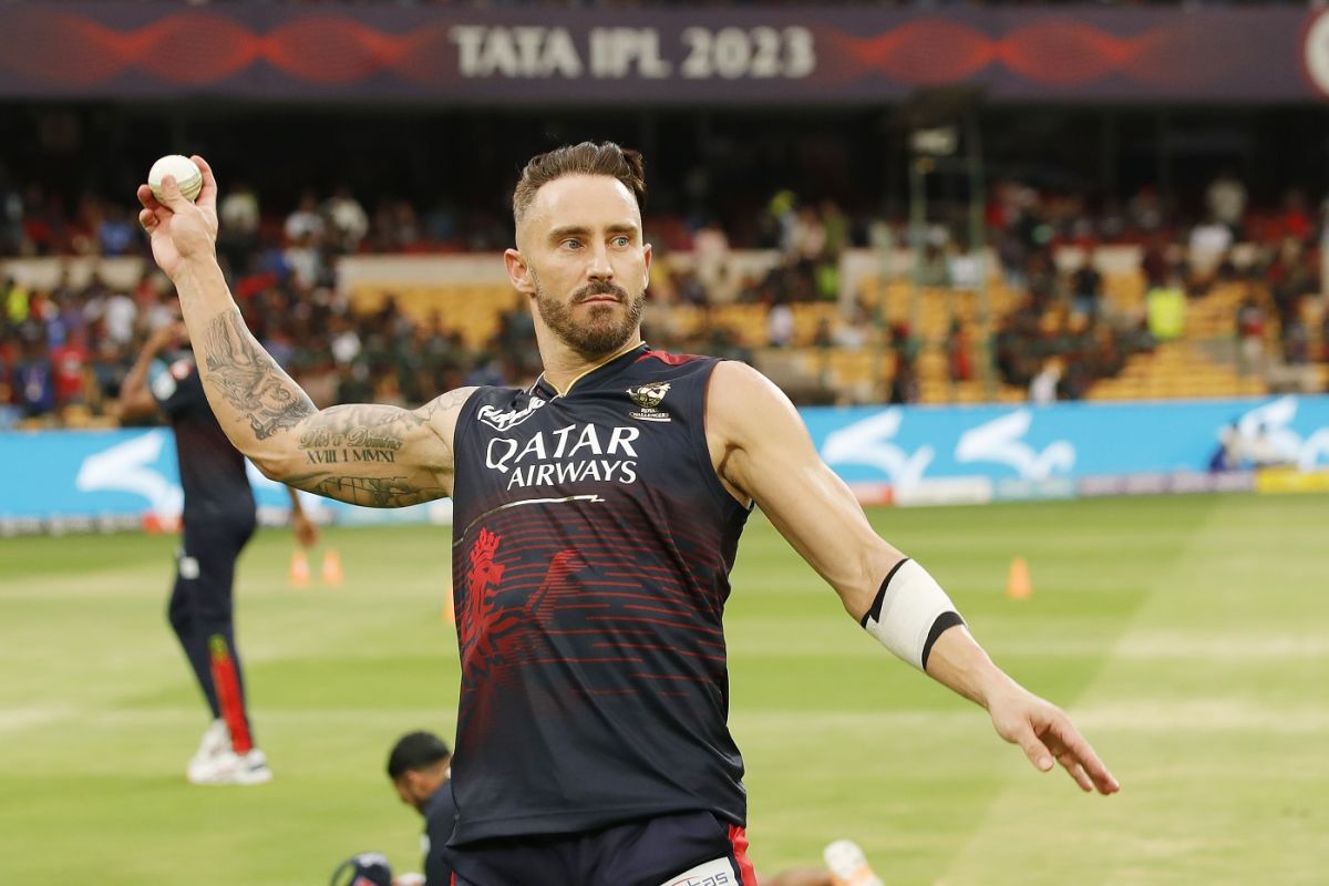 Rcb Captain Faf Du Plessis Gets Ready Ahead Of His Sides First Game 2302