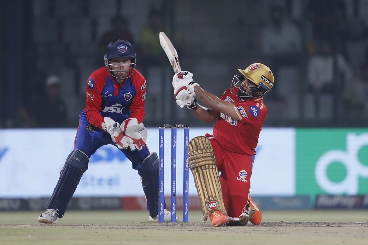 Prabhsimran Singh celebrates his fifty | ESPNcricinfo.com