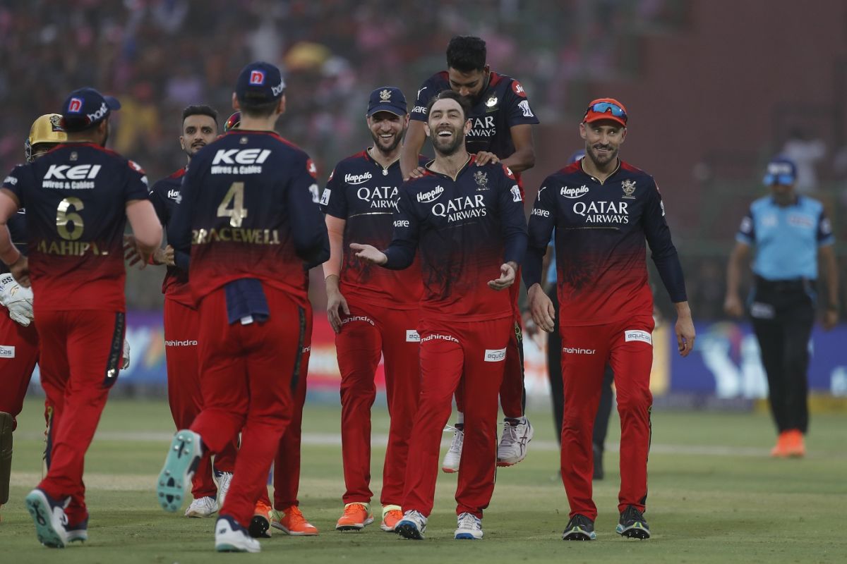 Glenn Maxwell scored a fifty and picked up a wicket, Rajasthan Royals vs Royal Challengers Bangalore, IPL 2023, Jaipur, May 14, 2023