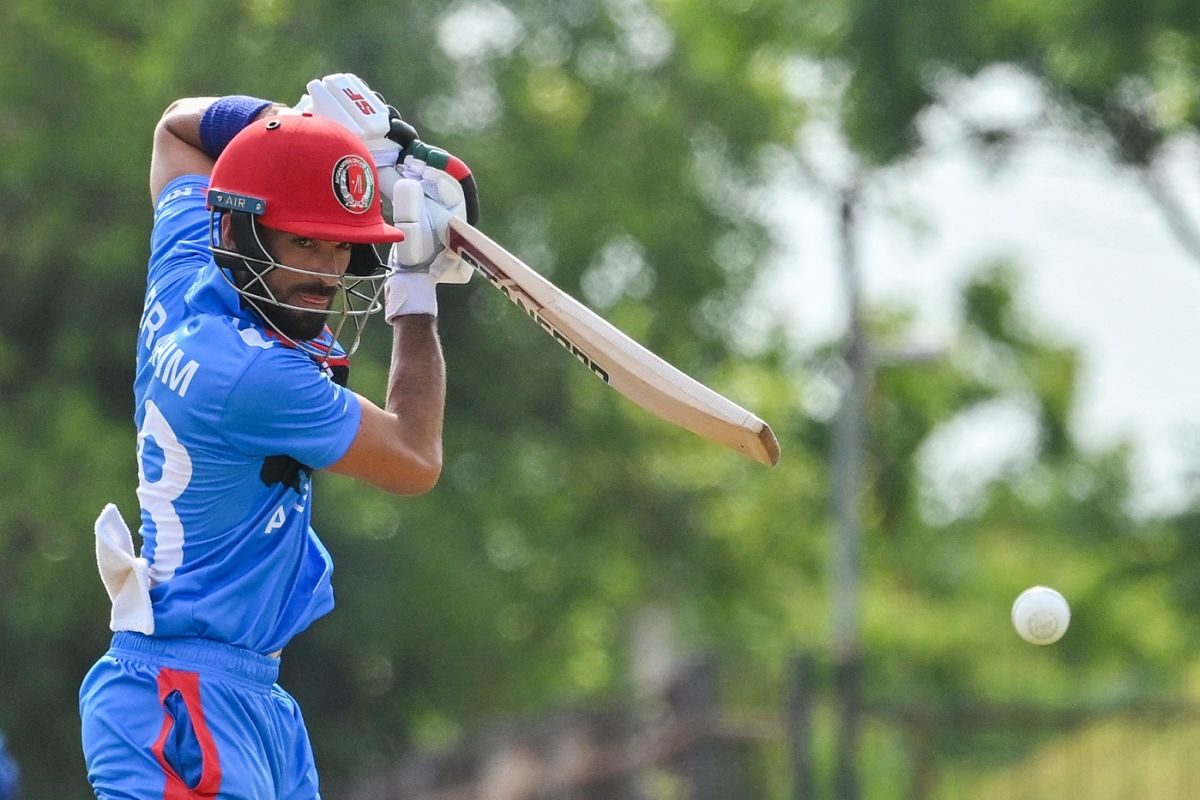 Ibrahim Zadran notched up a fifty, Sri Lanka vs Afghanistan, 1st ODI, Hambantota, June 2, 2023