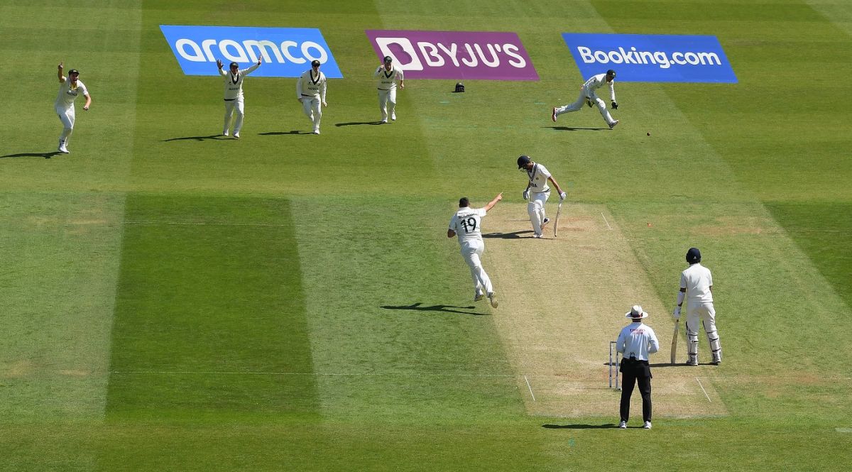 Shubman Gill was bowled after misjudging a length ball from Scott Boland, Australia vs India, WTC final, second day, The Oval, London, June 8, 2023 