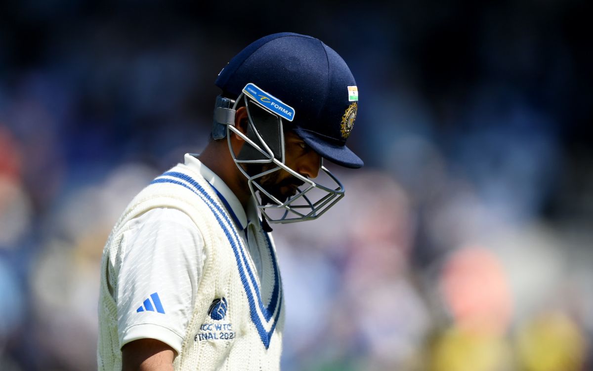 Ajinkya Rahane walks back after being dismissed for 89, Australia vs India, WTC final, 3rd day, The Oval, London, June 9, 2023 