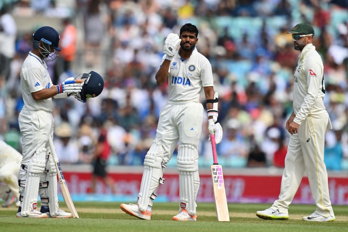 KS Bharat had a concussion check after getting hit on the helmet, Australia vs India, WTC final, fifth Day, The Oval, London, June 11, 2023