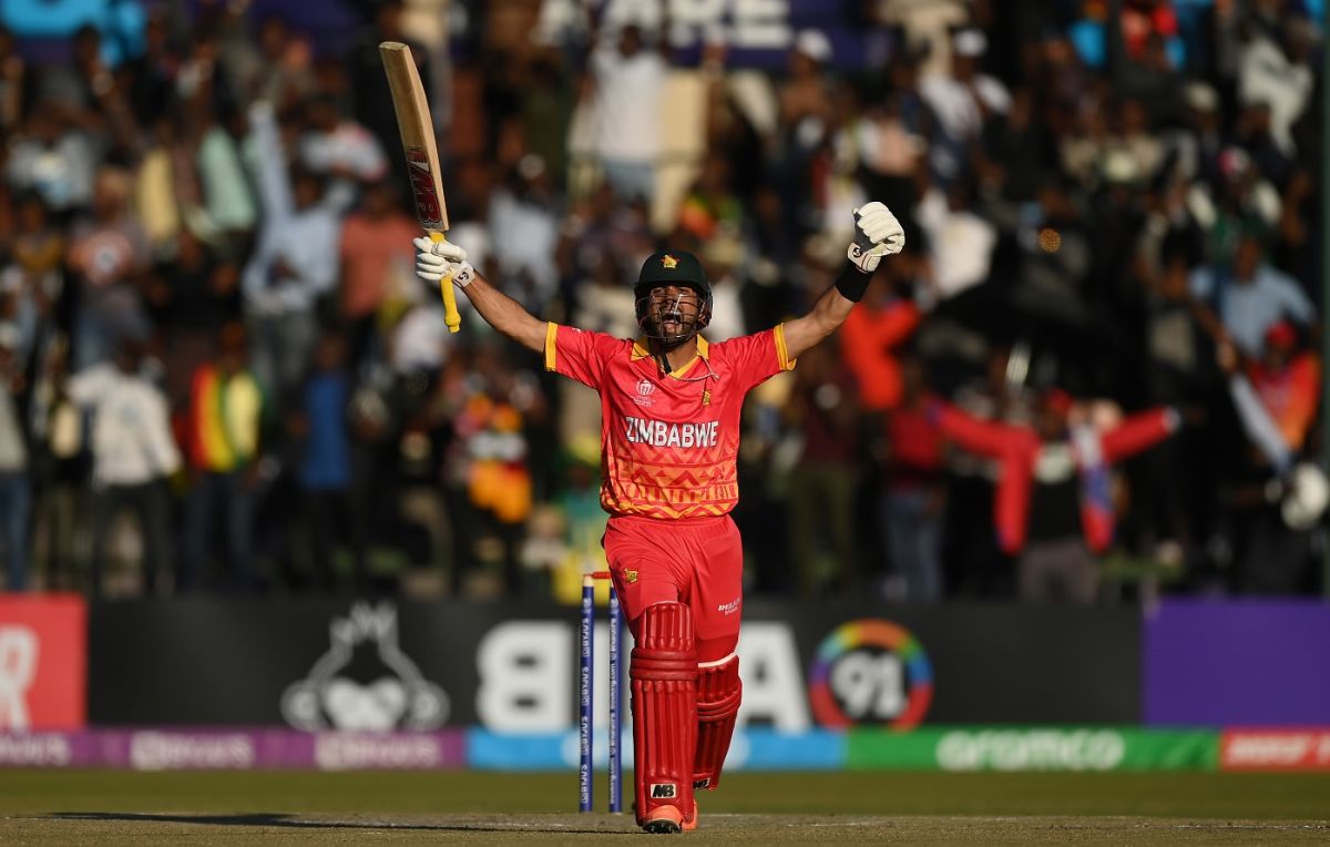 Sikandar Raza bashed Zimbabwe's fastest ODI hundred, Zimbabwe vs Netherlands, ICC World Cup Qualifier, Harare, June 20, 2023