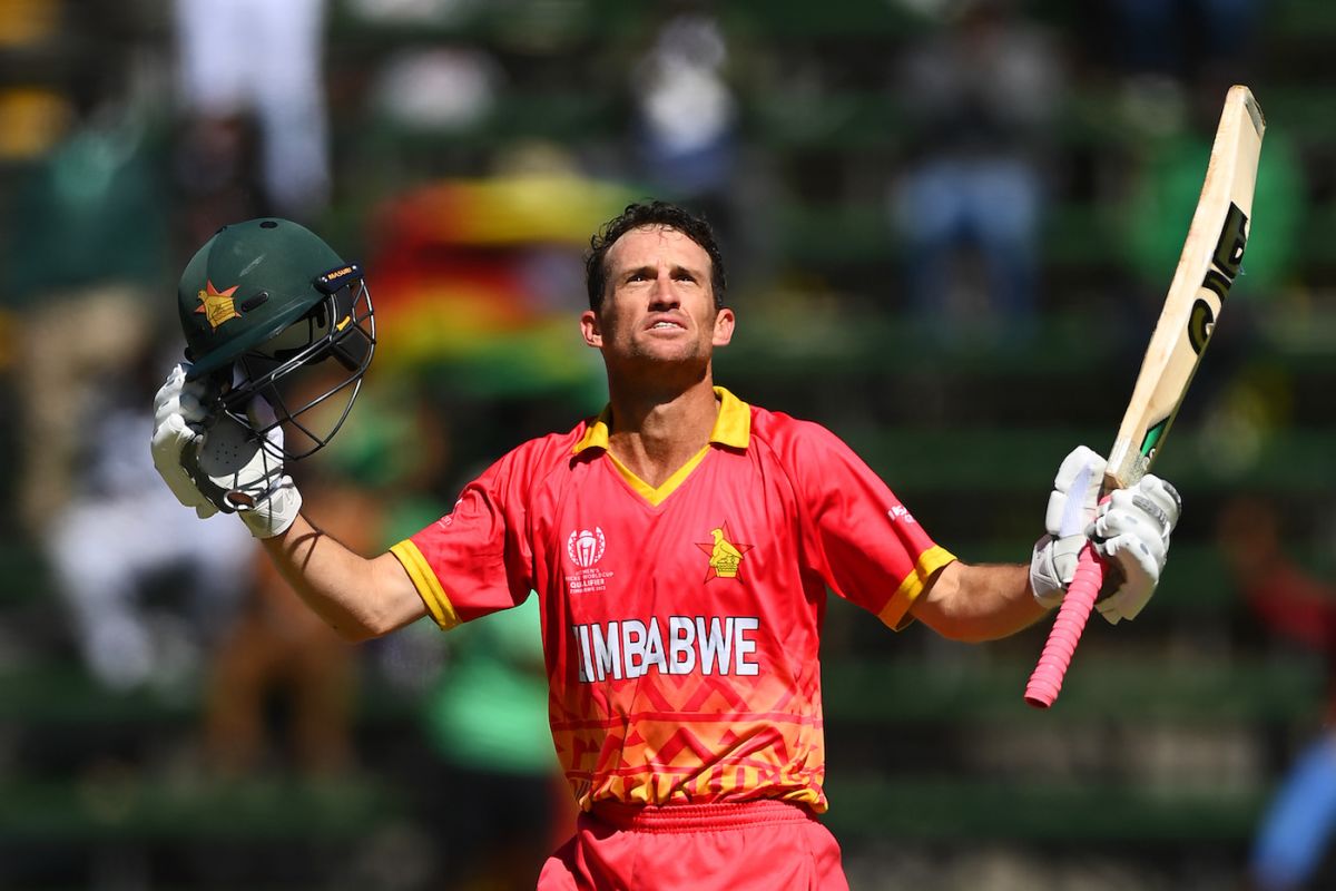 Sean Williams got to his century in 65 balls, Zimbabwe vs USA, ICC World Cup Qualifier, Harare, June 26, 2023