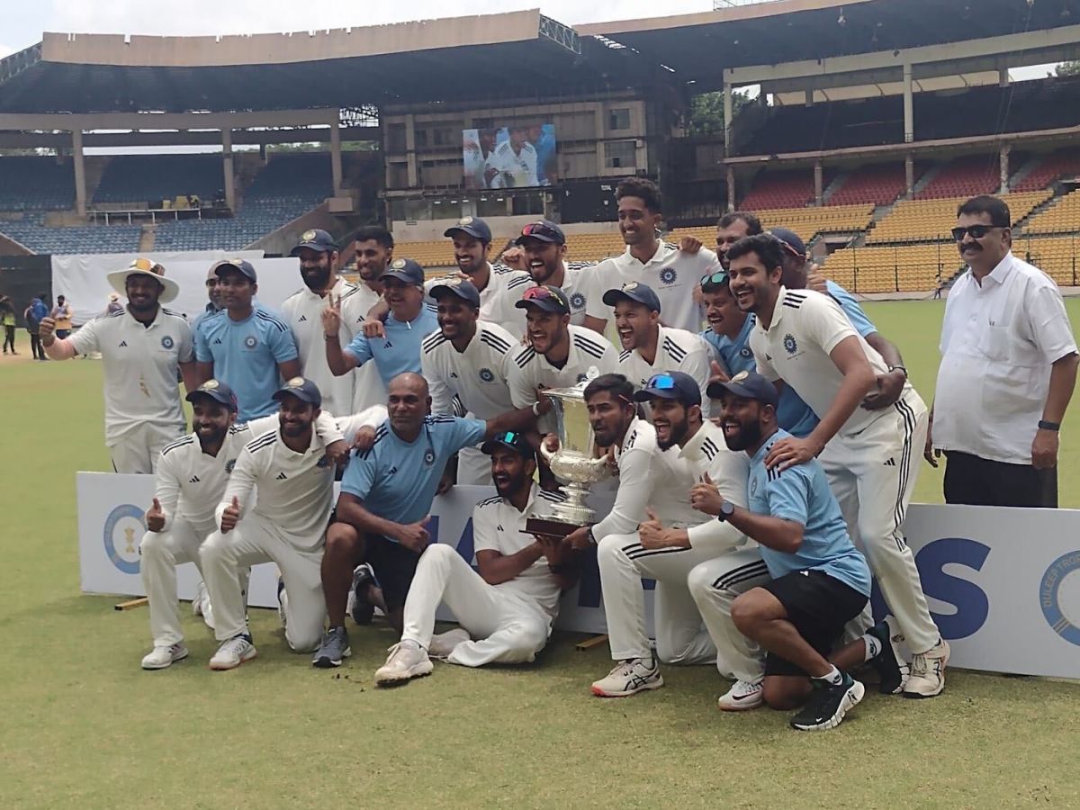 Celebration time for the South Zone boys after they beat West Zone to