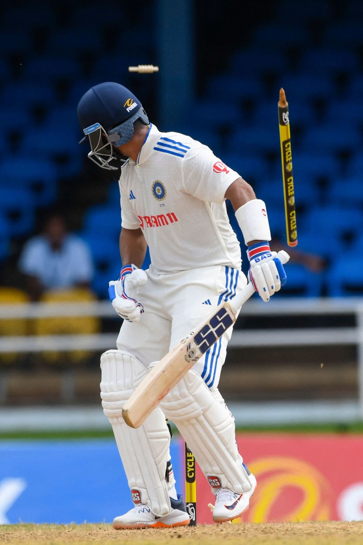 Ajinkya Rahane's stumps get some serious airtime, West Indies vs India, 2nd Test, 1st day, Port-of-Spain, July 20, 2023