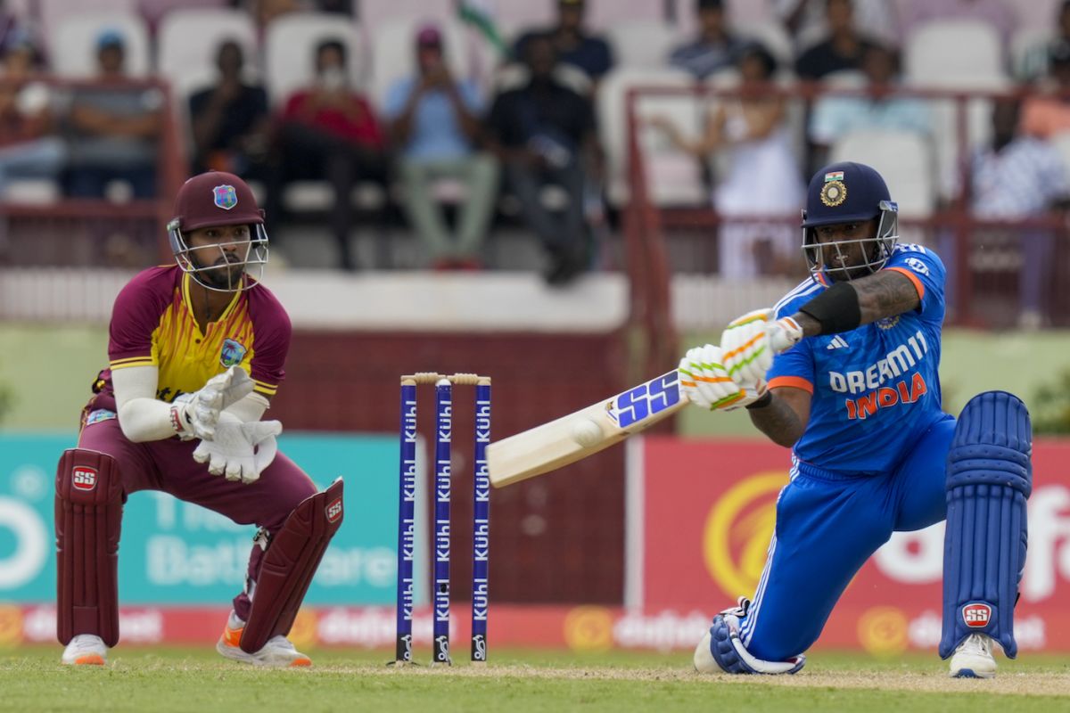 Suryakumar Yadav was back at his inventive best, West Indies vs India, 3rd men's T20I, Providence, August 8, 2023