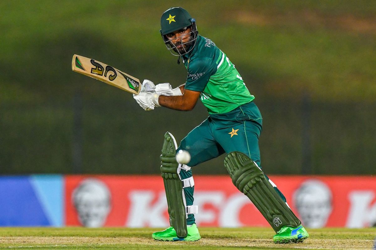 Fakhar Zaman struck five fours in his 30-run knock, Afghanistan vs Pakistan, 2nd ODI, Hambantota, August 24, 2023