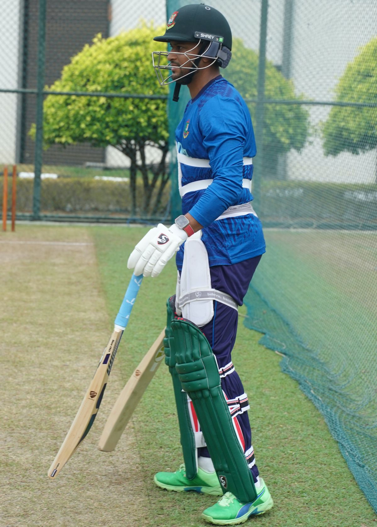 Shakib Al Hasan is fully equipped for his Asia Cup batting preparations ...