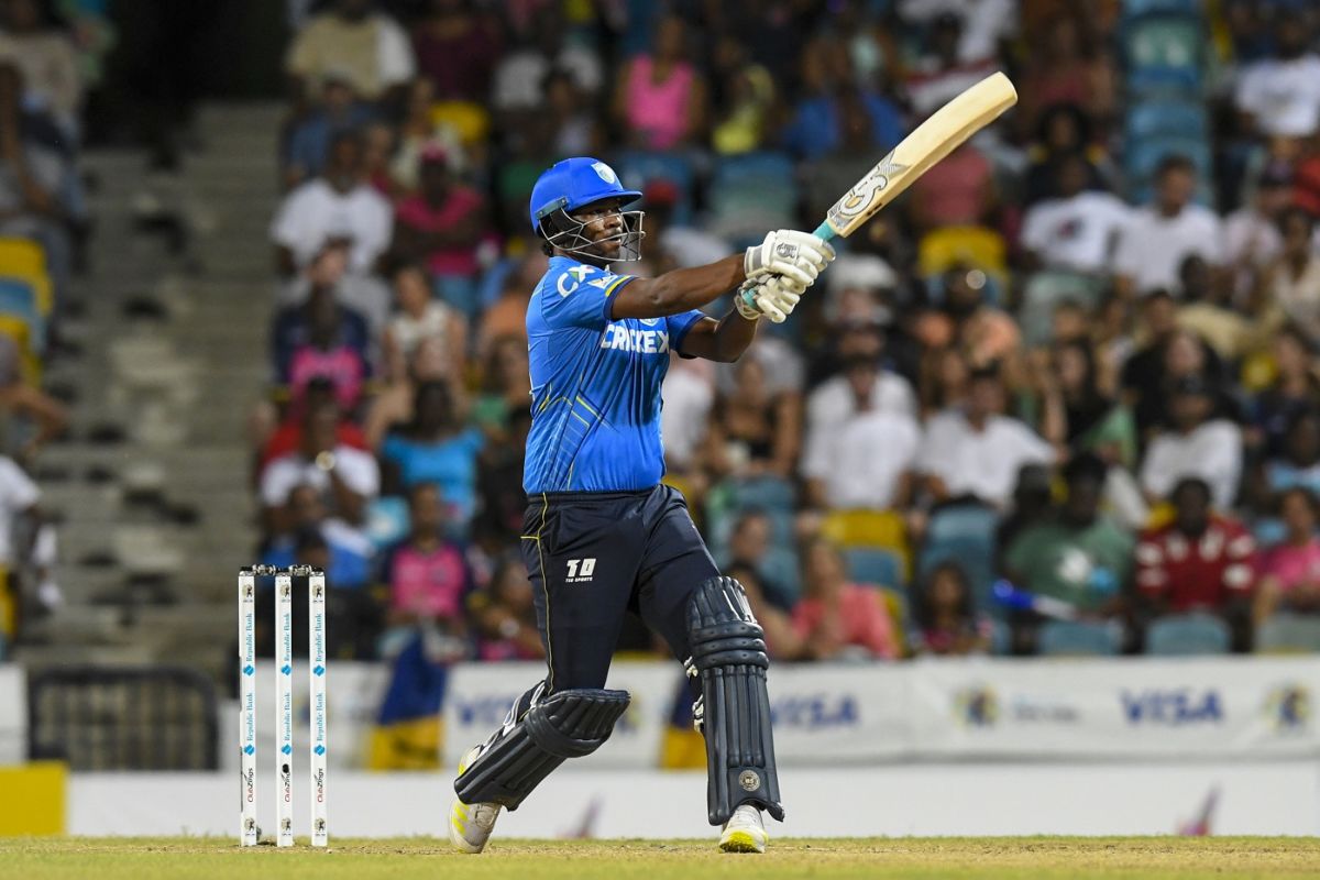 Johnson Charles struck a 52-ball 78 to power St Lucia Kings to 195 for ...