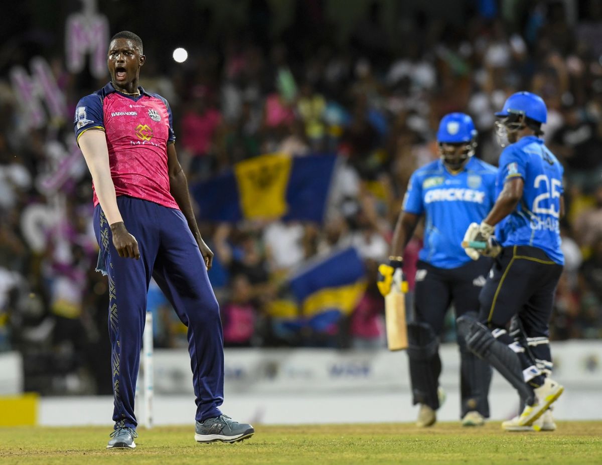 Erin Burns starred with both bat and ball as Barbados Royals made it