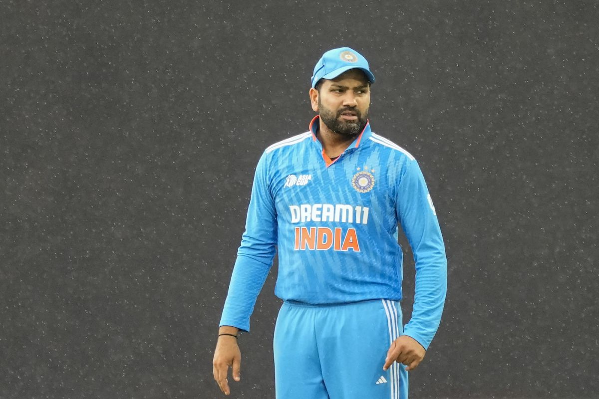 Catches going down, the non-stop drizzle... Rohit Sharma had a lot to be displeased about, India vs Nepal, Asia Cup, Pallekele, September 4, 2023