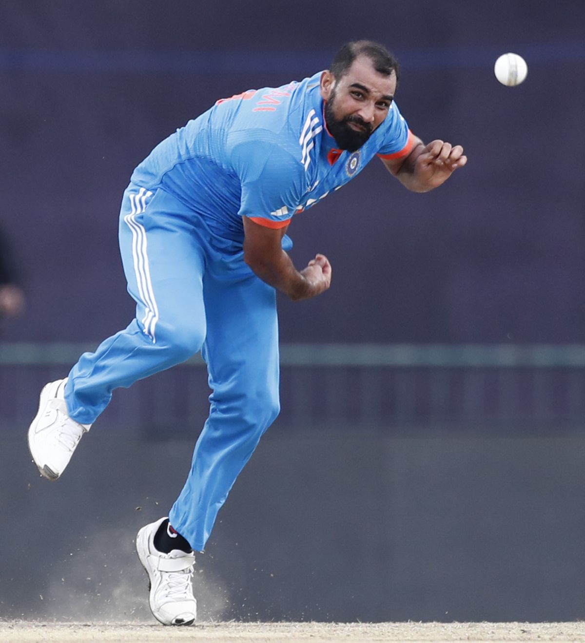 Mohammed Shami was bowling in an ODI for the first time since March 22 ...