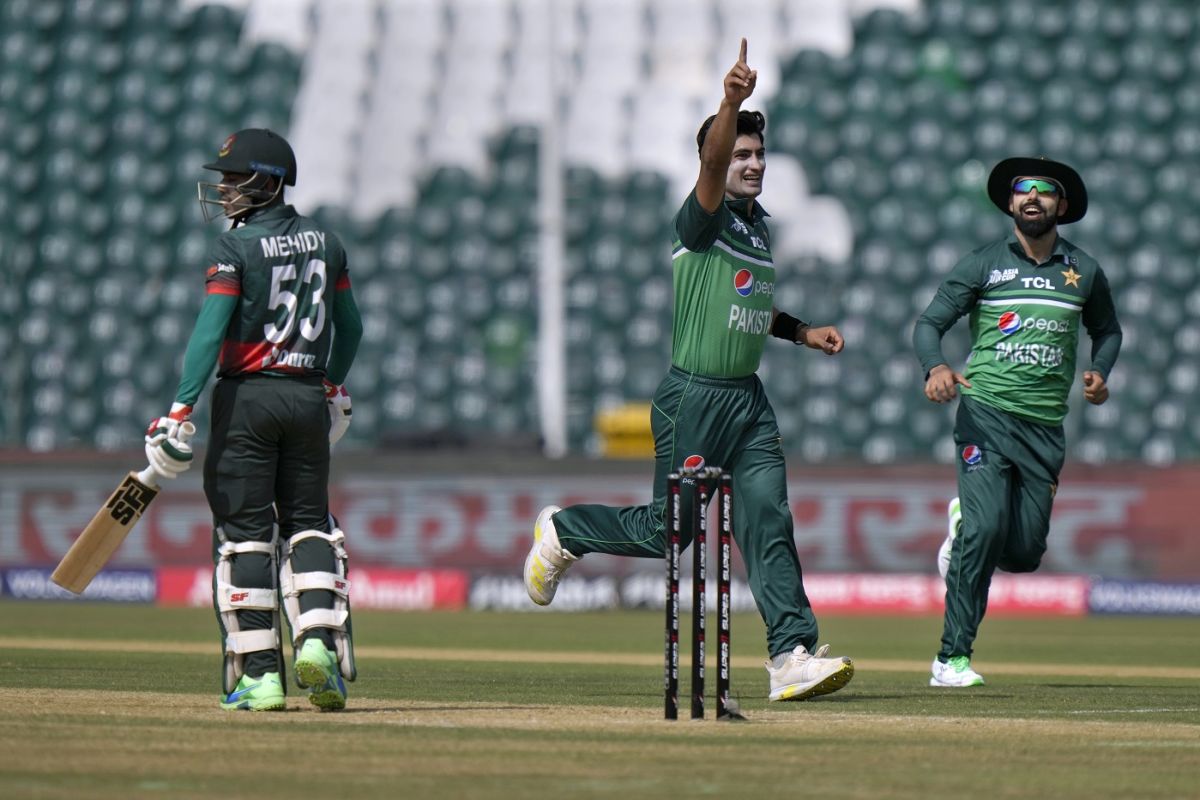 Naseem Shah struck with his first ball, Pakistan vs Bangladesh, Asia Cup, Super Fours, Lahore, September 6, 2023
