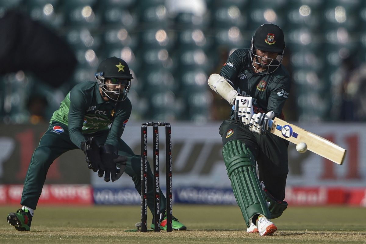 Shakib Al Hasan got to his half-century in 53 balls, Pakistan vs Bangladesh, Asia Cup, Super Fours, Lahore, September 6, 2023