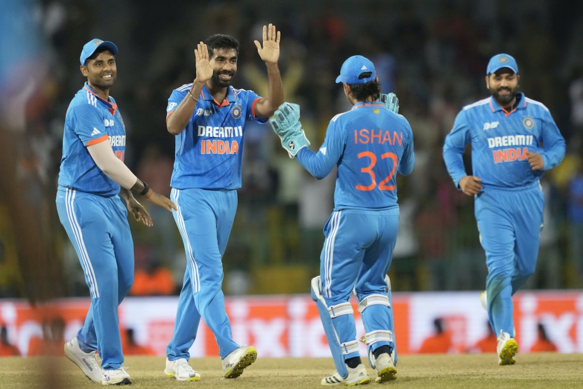 Jasprit Bumrah drew first blood in the fifth over, Pakistan vs India, Asia Cup Super Four, Colombo, September 11, 2023