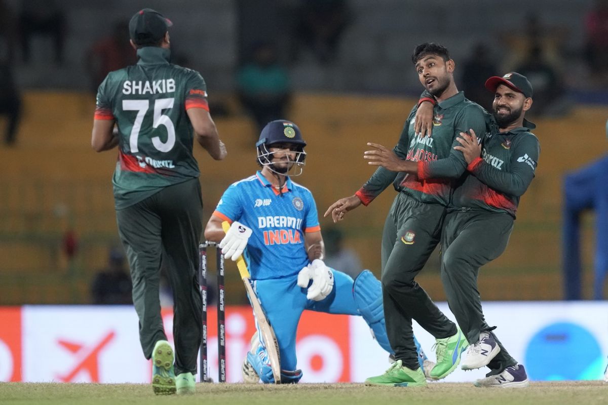 Ishan Kishan missed a reverse sweep and was caught in front, Bangladesh vs India, Asia Cup Super Four, Colombo, September 15, 2023