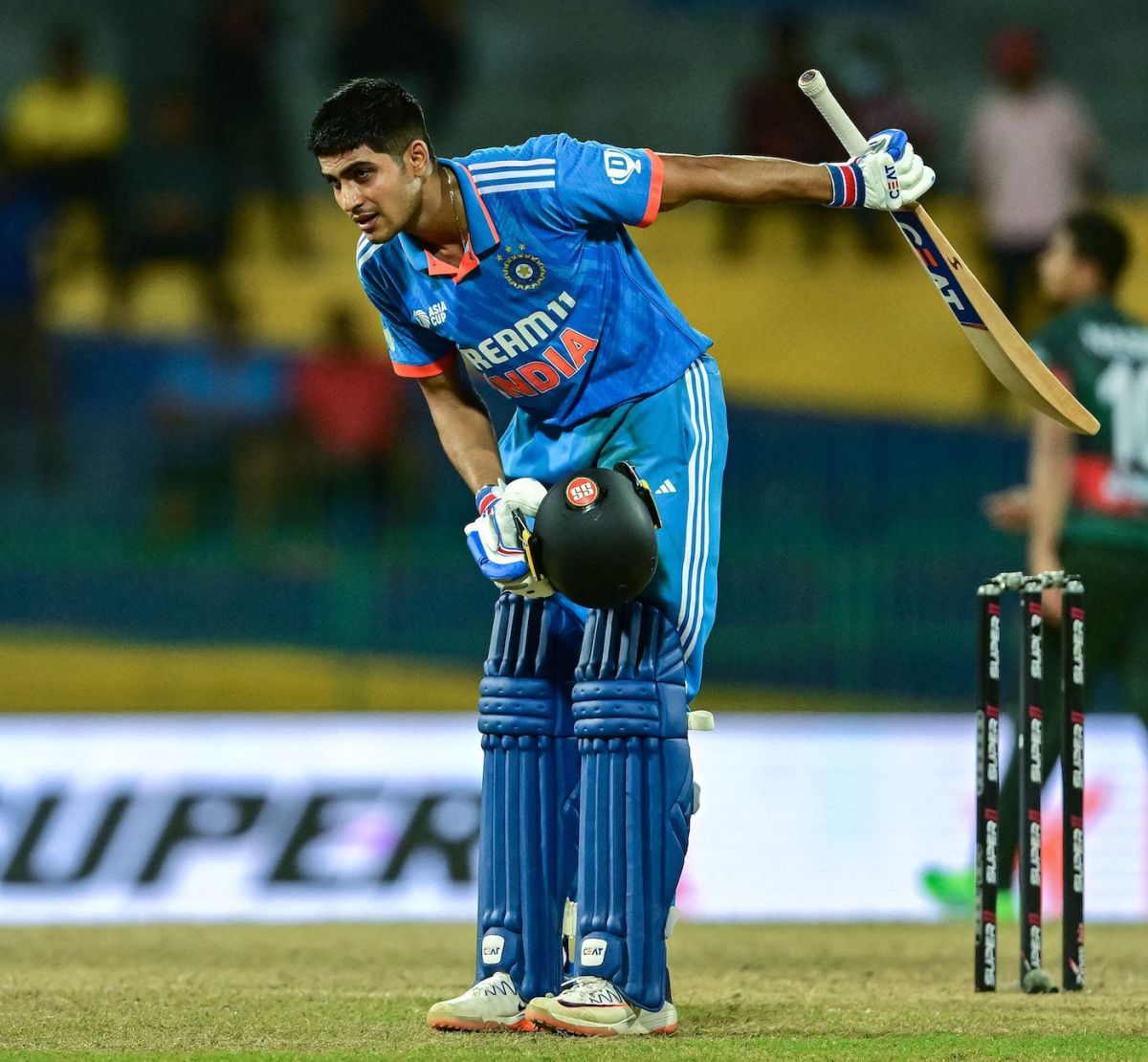 Shubman Gill takes a bow - it's been that sort of year for him, Bangladesh vs India, Asia Cup Super Four, Colombo, September 15, 2023