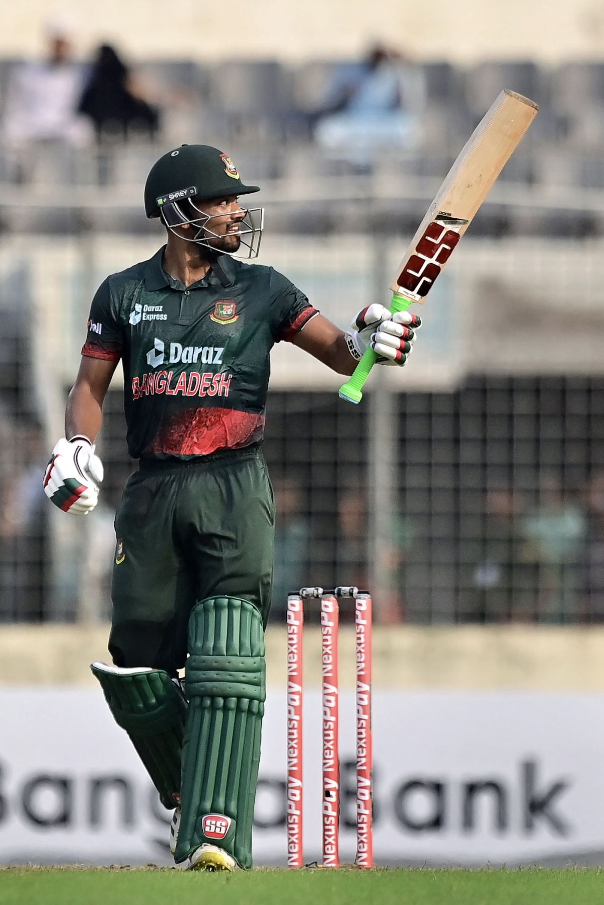 Najmul Hossain Shanto Reached His Fifty In The 20th Over | ESPNcricinfo.com