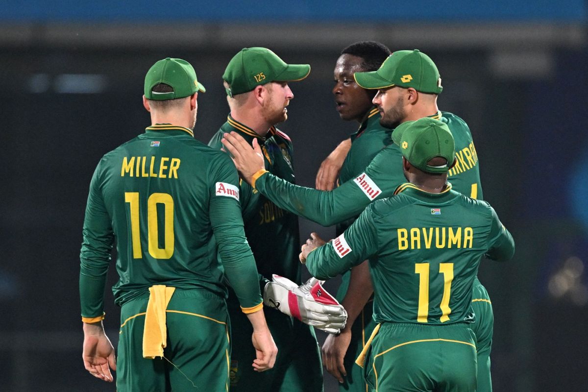 Kagiso Rabada got the big wicket of Kusal Mendis, South Africa vs Sri Lanka, World Cup, Delhi, October 7, 2023