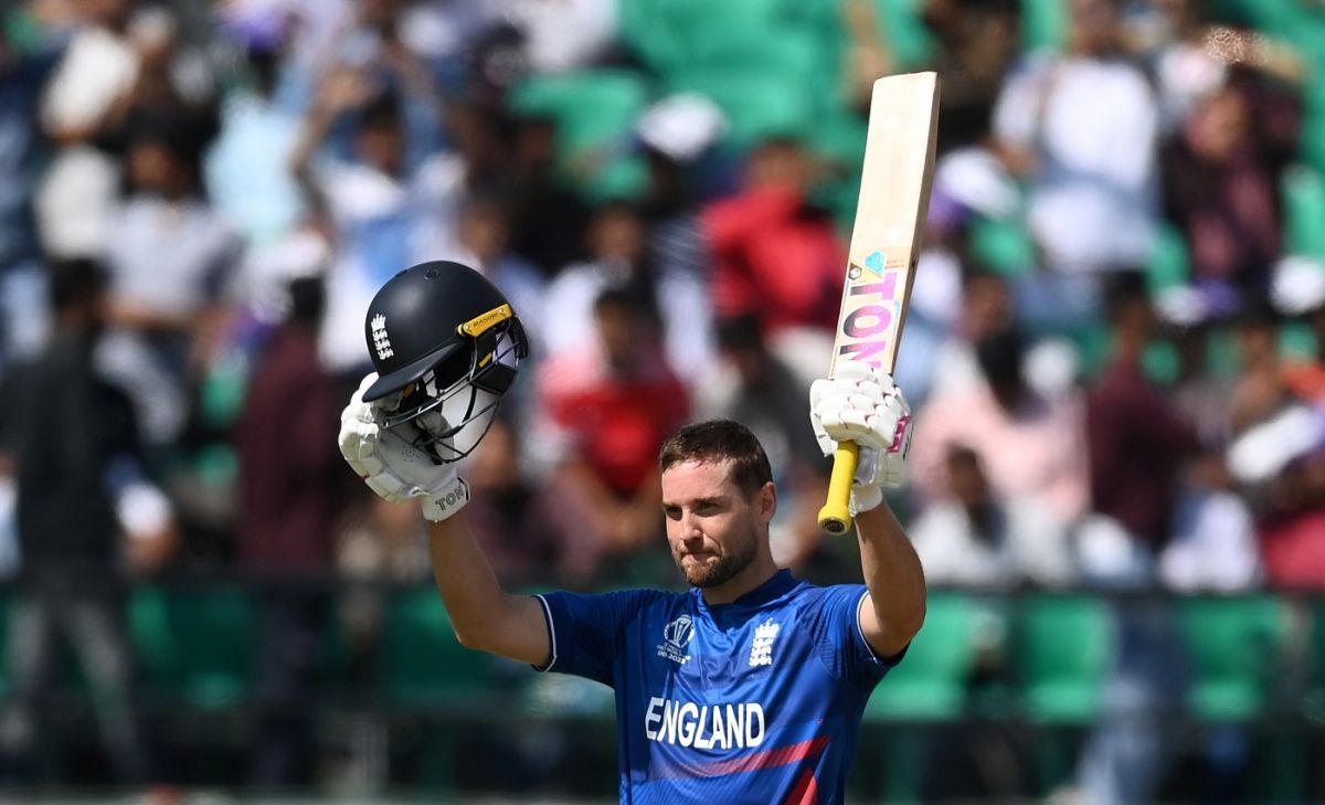 Dawid Malan brings up his sixth ODI hundred, off 91 balls, Bangladesh vs England, Dharamsala, ODI World Cup, October 10, 2023