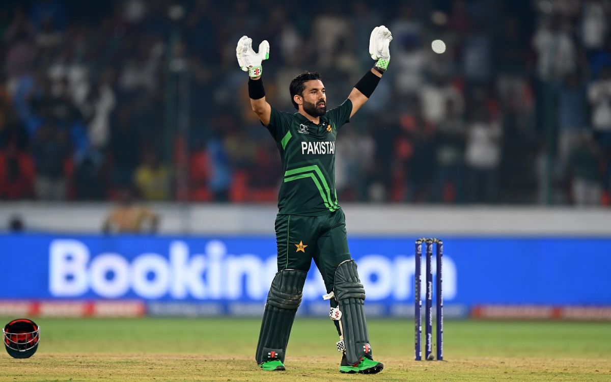 Mohammad Rizwan's century kept Pakistan on track, Pakistan vs Sri Lanka, World Cup, Hyderabad, October 10, 2023