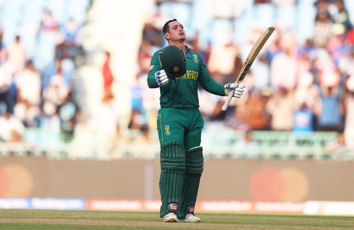 Quinton De Kock Celebrates A 90 ball Century ESPNcricinfo quinton-de-kock-celebrates-a-90-ball-century-espncricinfo