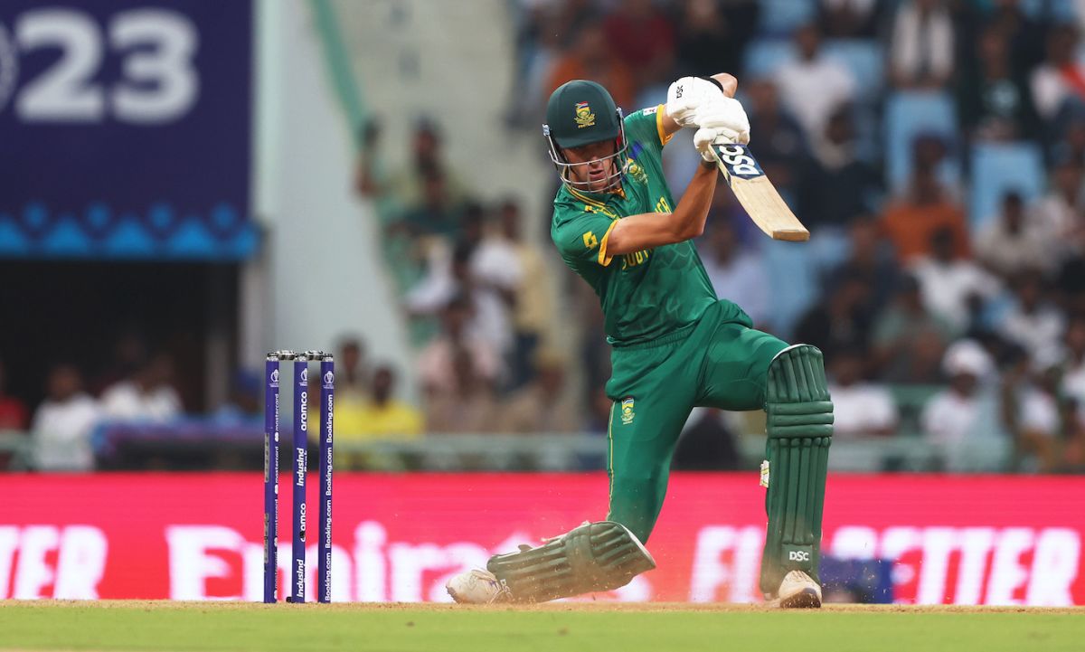 Marco Jansen added some handy late runs, Australia vs South Africa, Men's ODI World Cup 2023, Lucknow, October 12, 2023