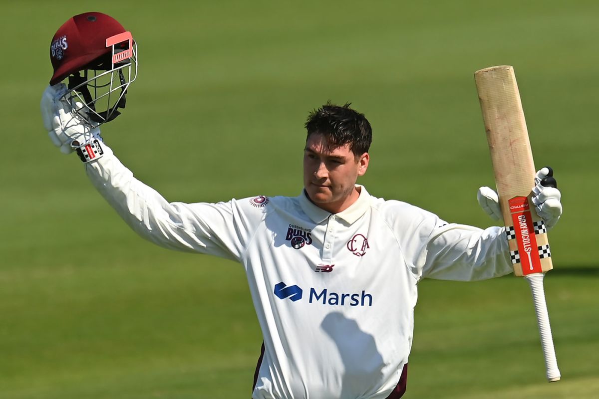 Lance Morris struck with his first ball of the season in Shield cricket ...